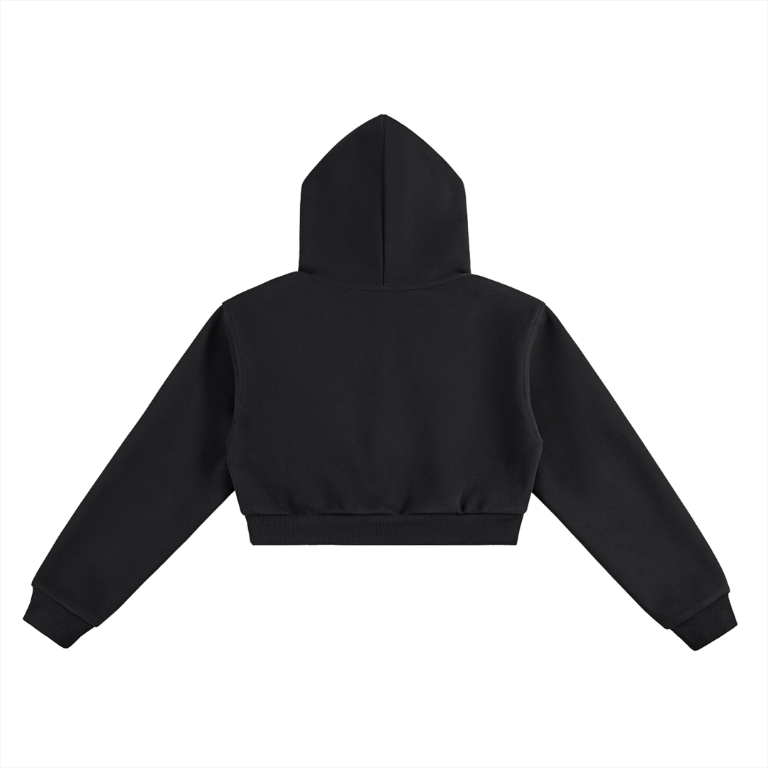 WOMEN HODDIES Essential Cropped Hoodie