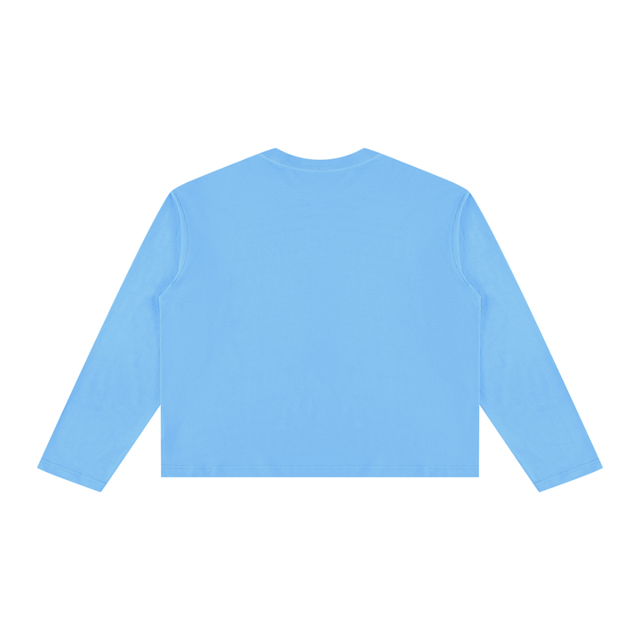 women t shirt Vintage Wash Long Sleeve Boxy T-Shirt