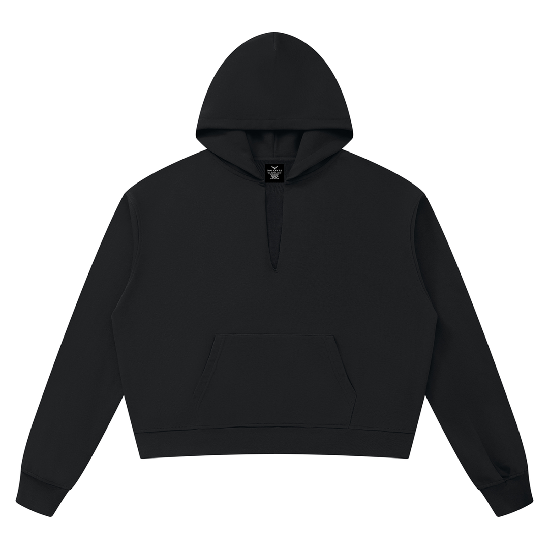 men hoddies Unisex Boxy Raw Edge Hoodie