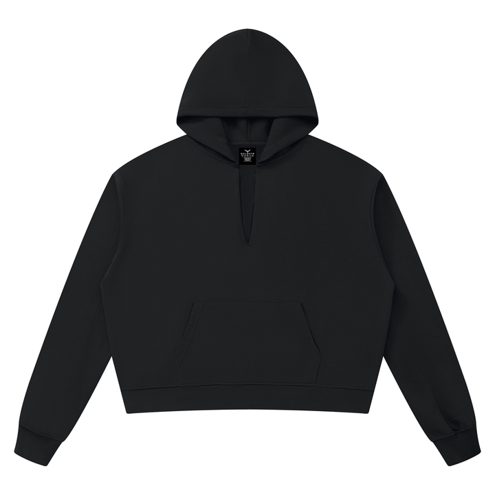 men hoddies Unisex Boxy Raw Edge Hoodie
