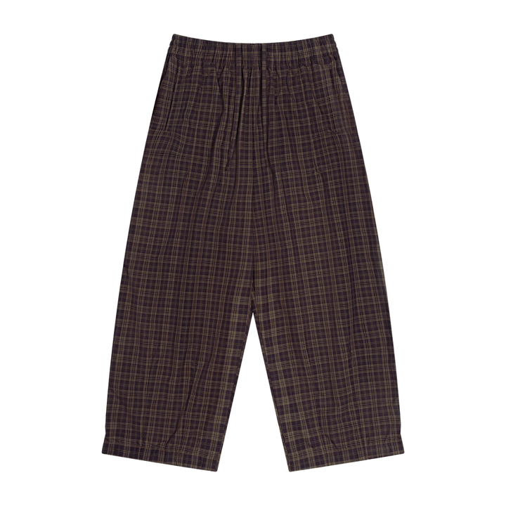 WOMEN PENT Plaid Wide Leg Pants