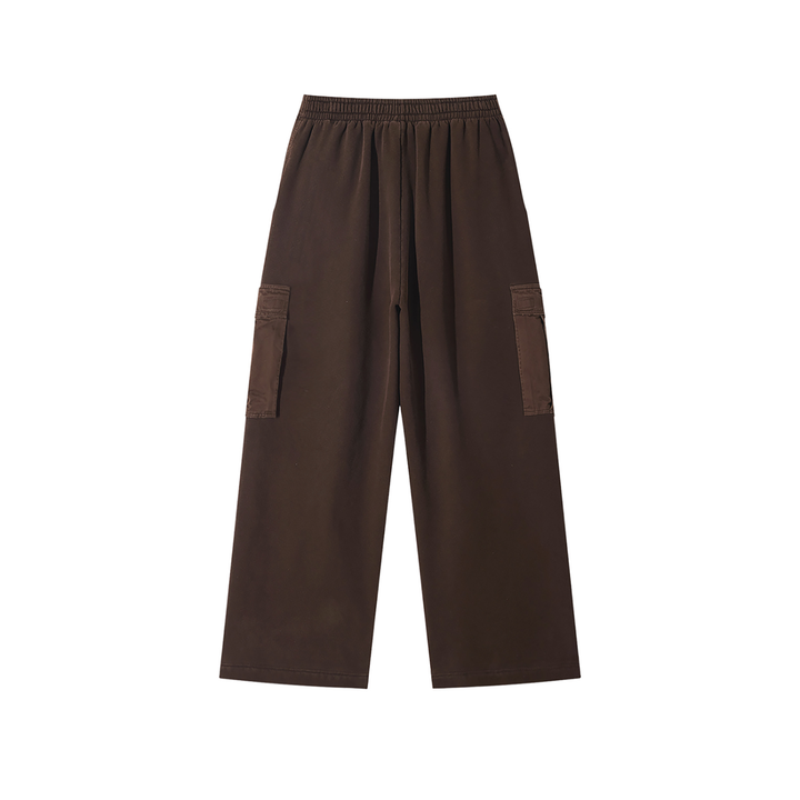 WOMEN PENT  Sunfade Washed Fleece Cargo Pants