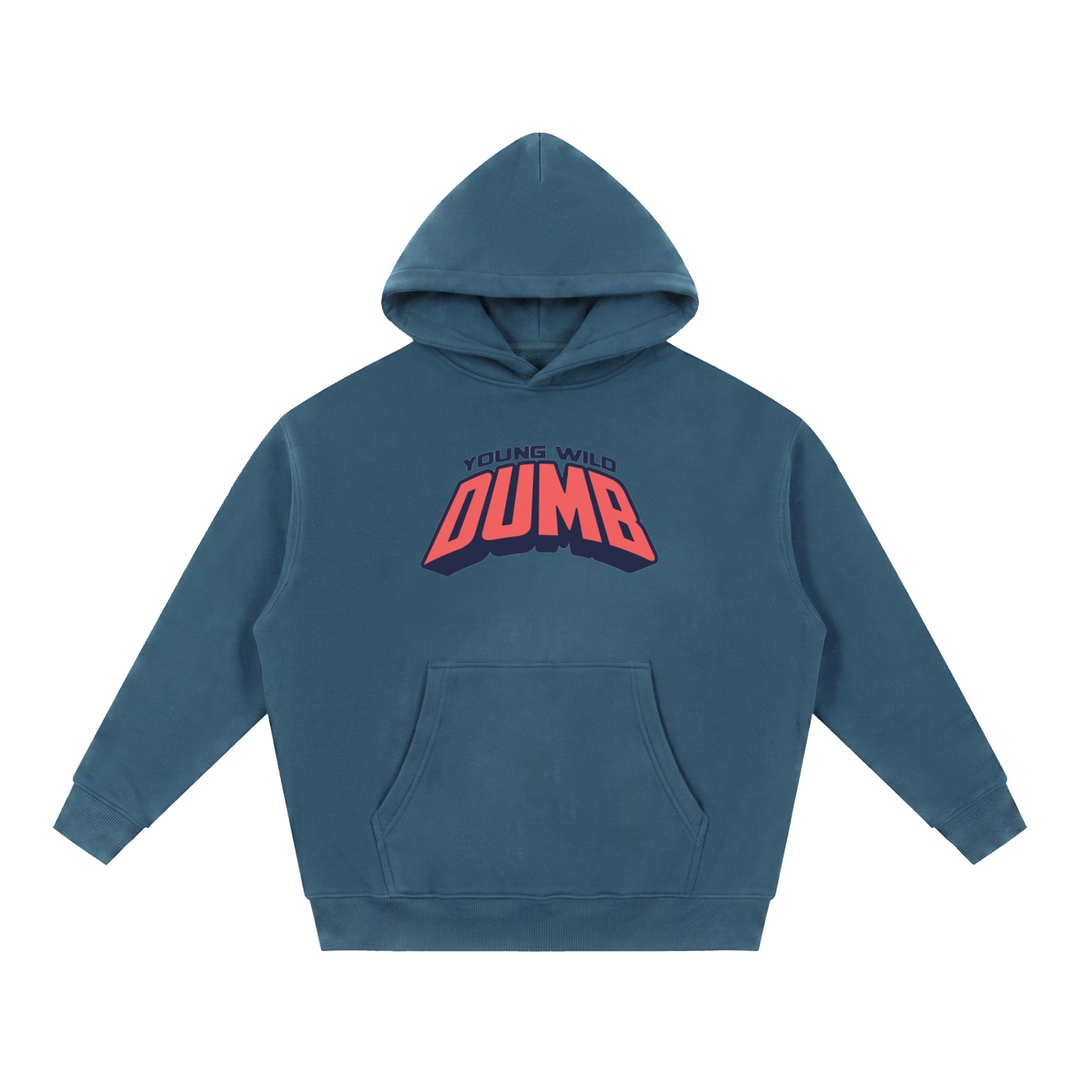 men graphic Essential Oversized Boxy Fit Fleece Hoodie