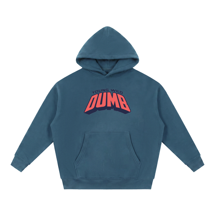 men graphic Essential Oversized Boxy Fit Fleece Hoodie