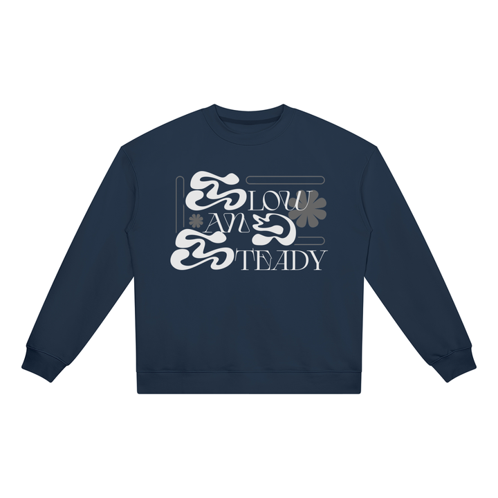 men graphic Heavyweight Crewneck Sweatshirt