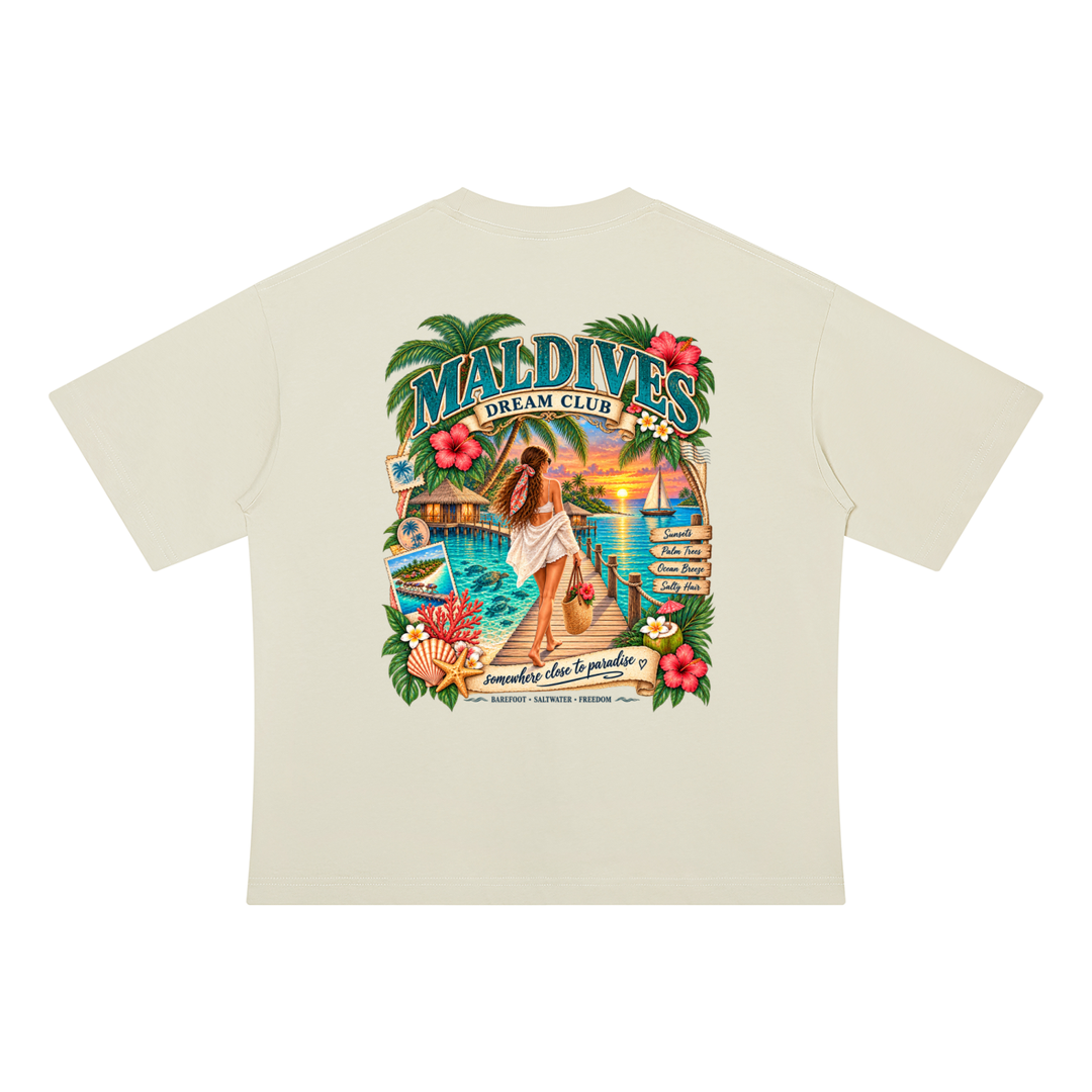 WOMEN GRAPHICS Unisex Drop Shoulder Cotton T-Shirt