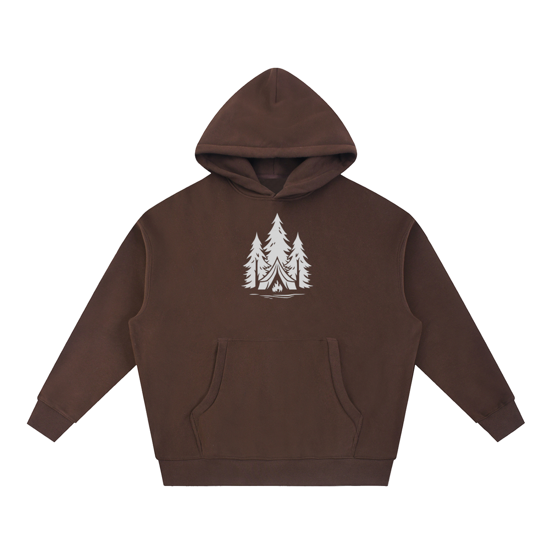HIKING LOVER Essential Oversized Boxy Fit Fleece Hoodie