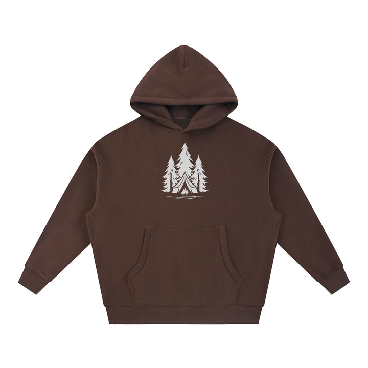 HIKING LOVER Essential Oversized Boxy Fit Fleece Hoodie