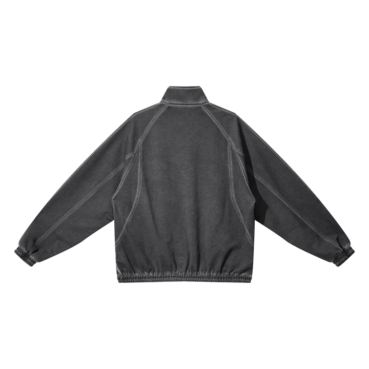 MEN HODDIES  Vintage Wash Full Zip Mesh Jacket