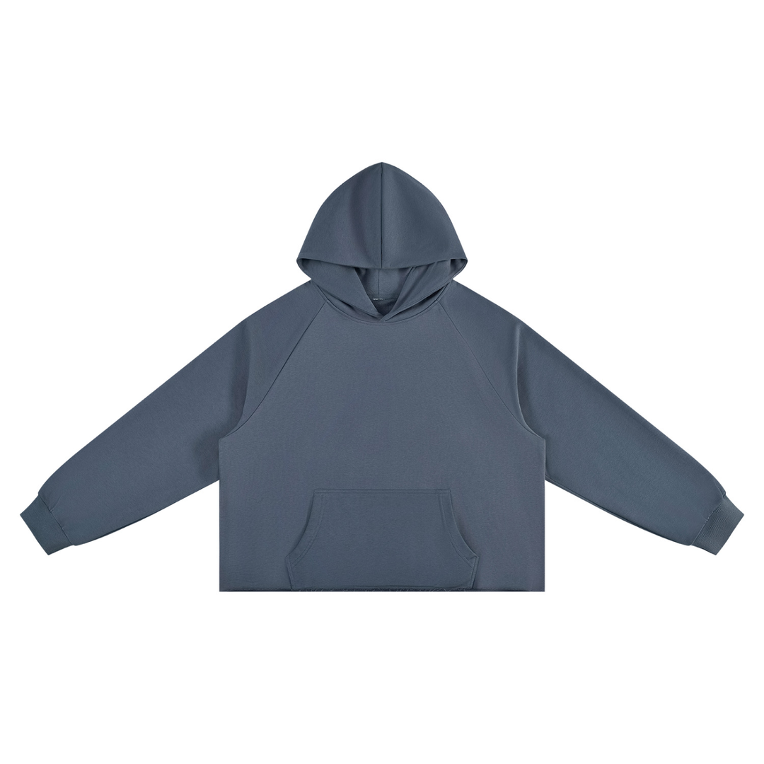 MEN hoddies  Vintage Wash Raw Edge Boxy Hoodie