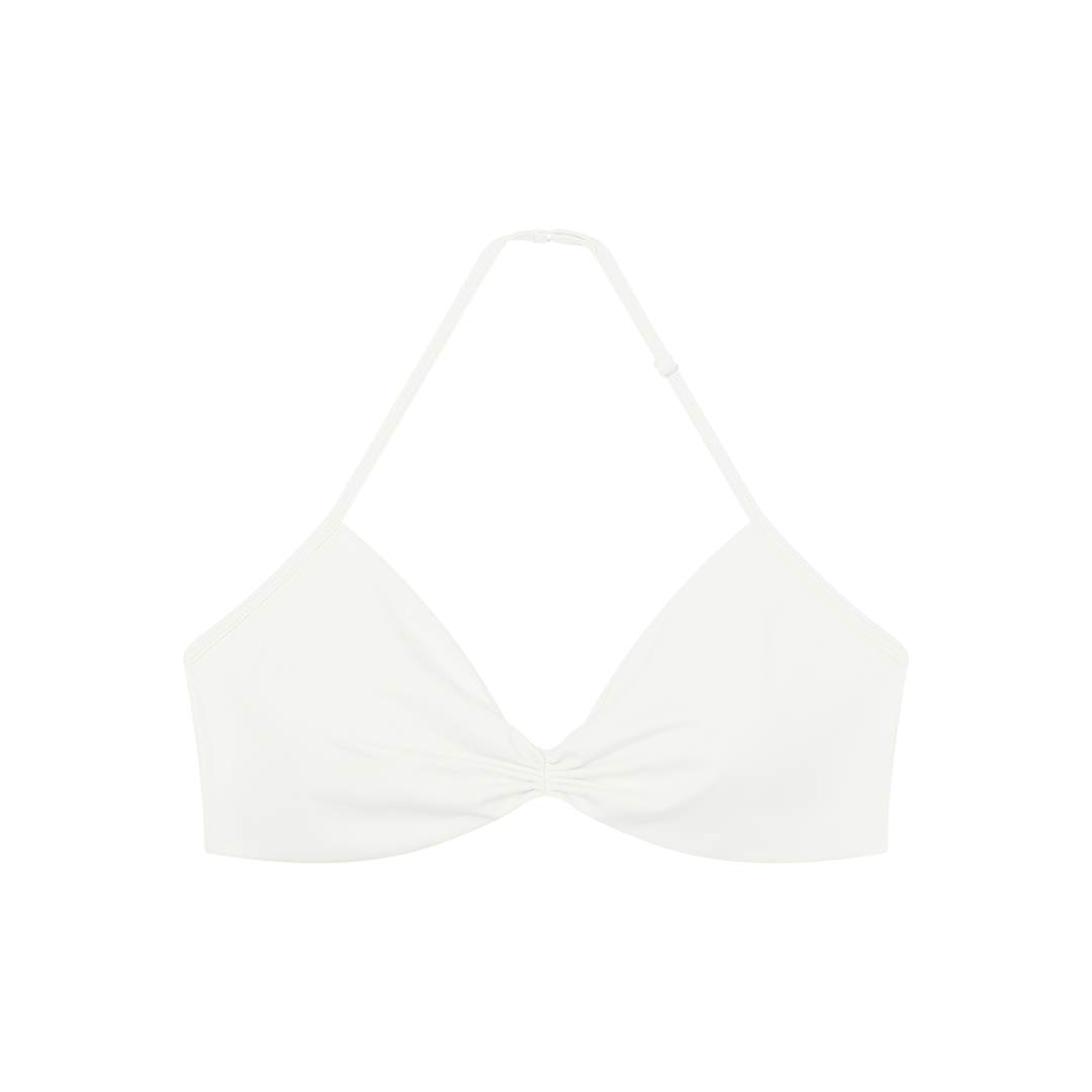 Women’s gym wear Ruched Halter-Neck Sports Bra