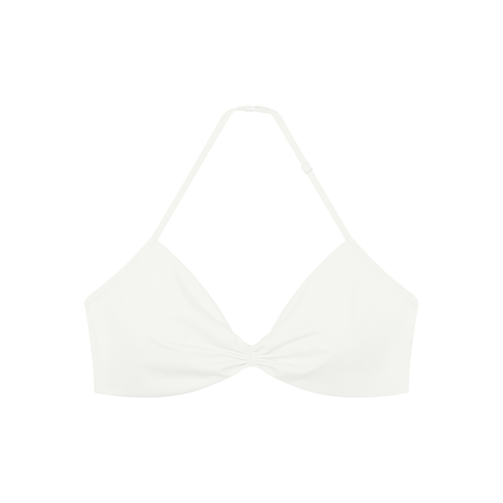 Women’s gym wear Ruched Halter-Neck Sports Bra