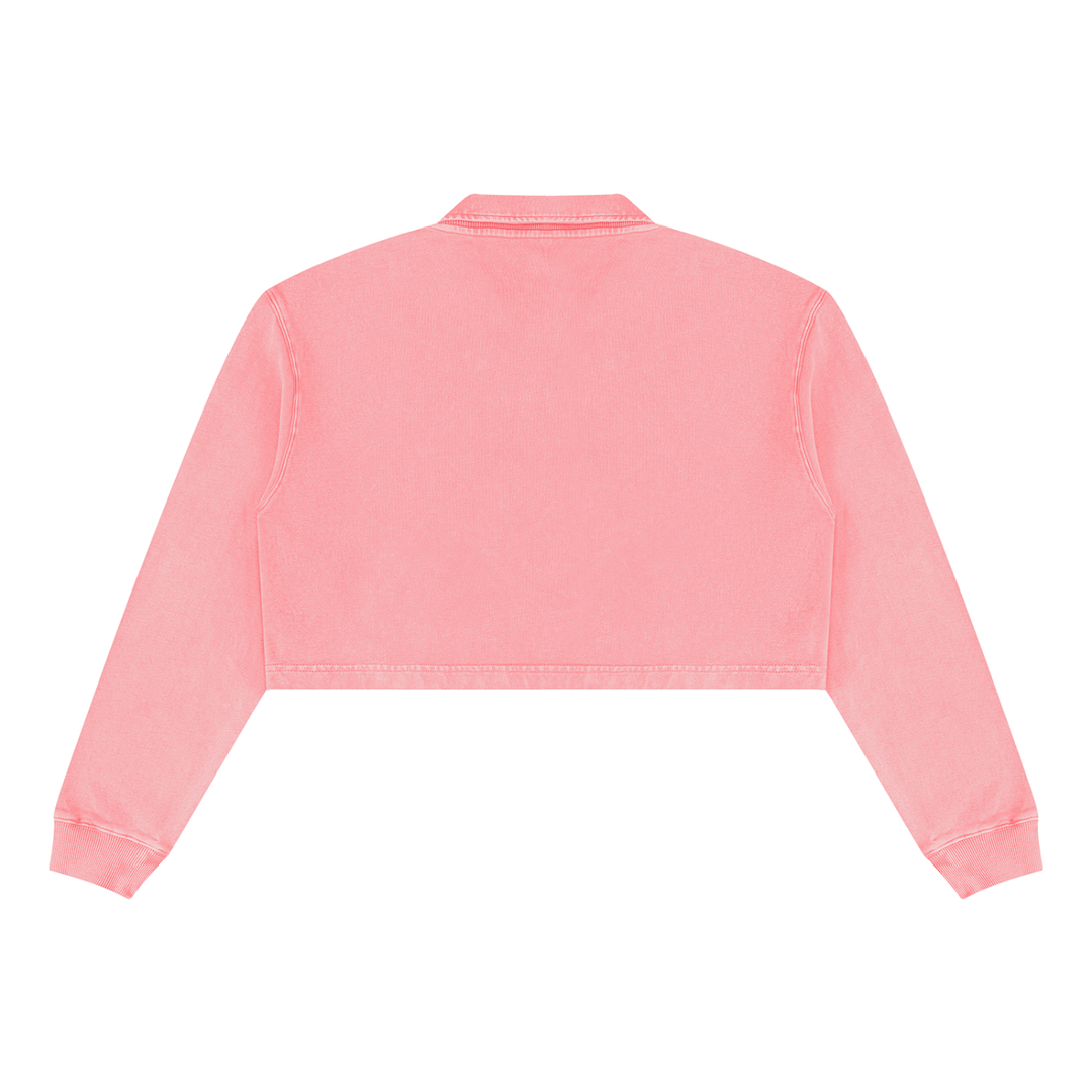 Women’ HODDIES Vintage Wash Crop Sweatshirt