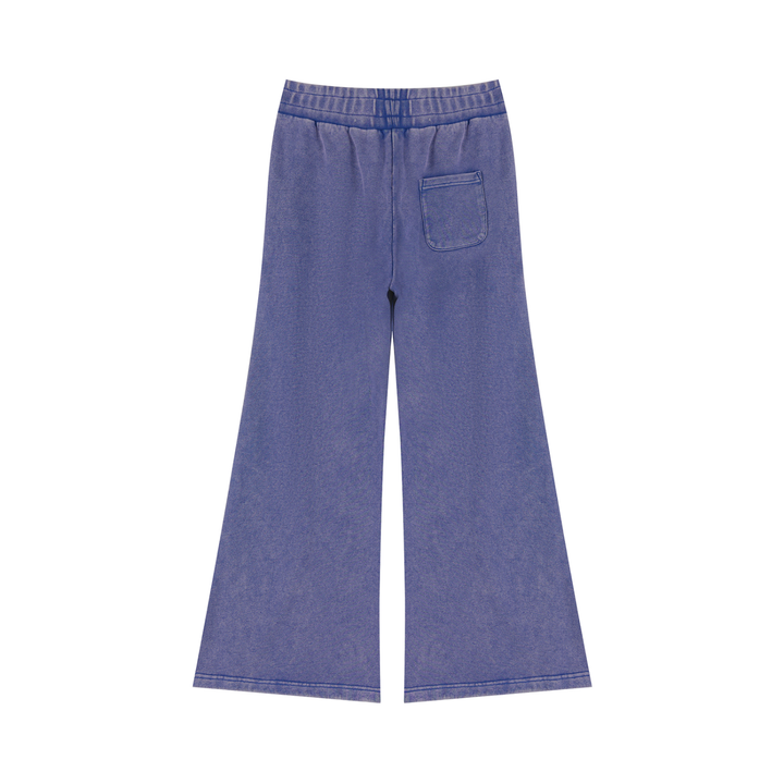 Women PENT  Mineral Wash Flared Leg Sweatpants