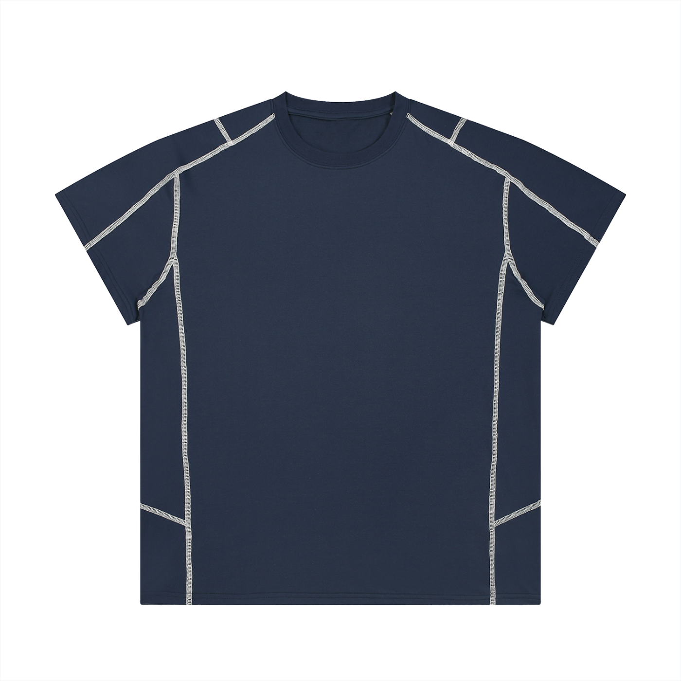 men brand Unisex Contrast Stitch  Regular Fit T-Shirt