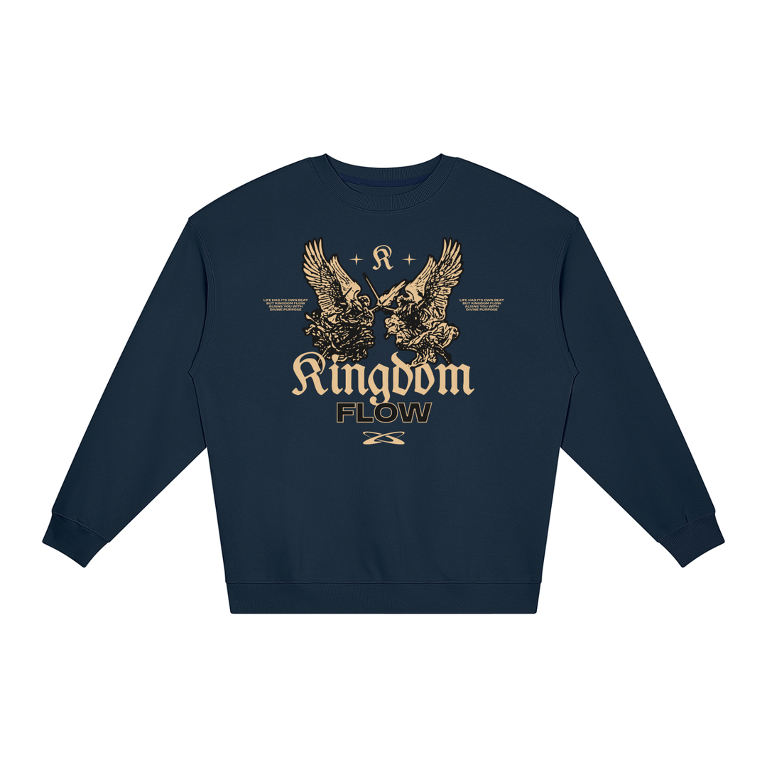 men graphic Loose Crewneck Sweatshirt