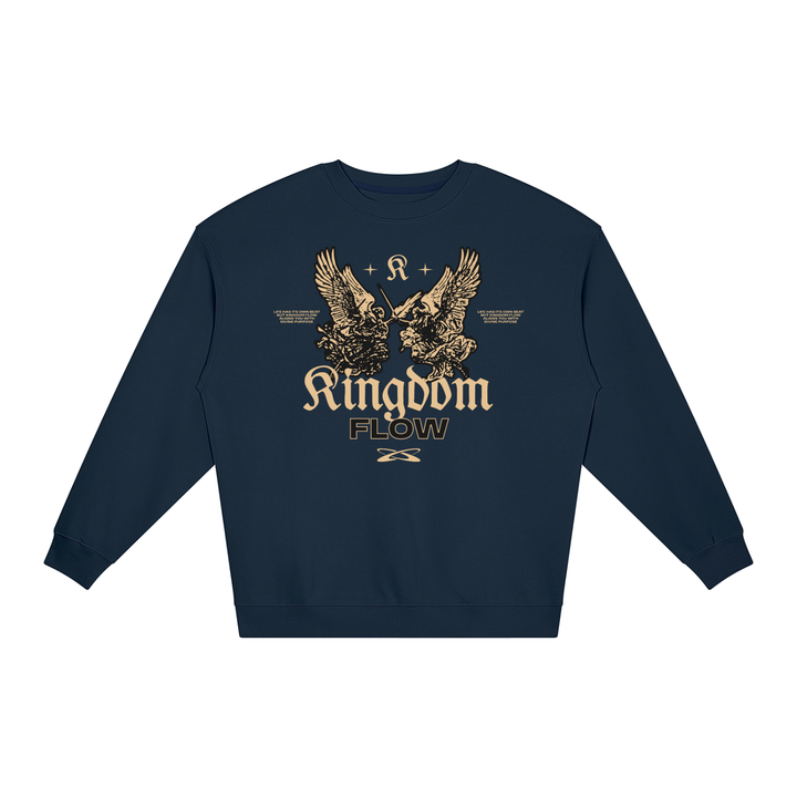 men graphic Loose Crewneck Sweatshirt