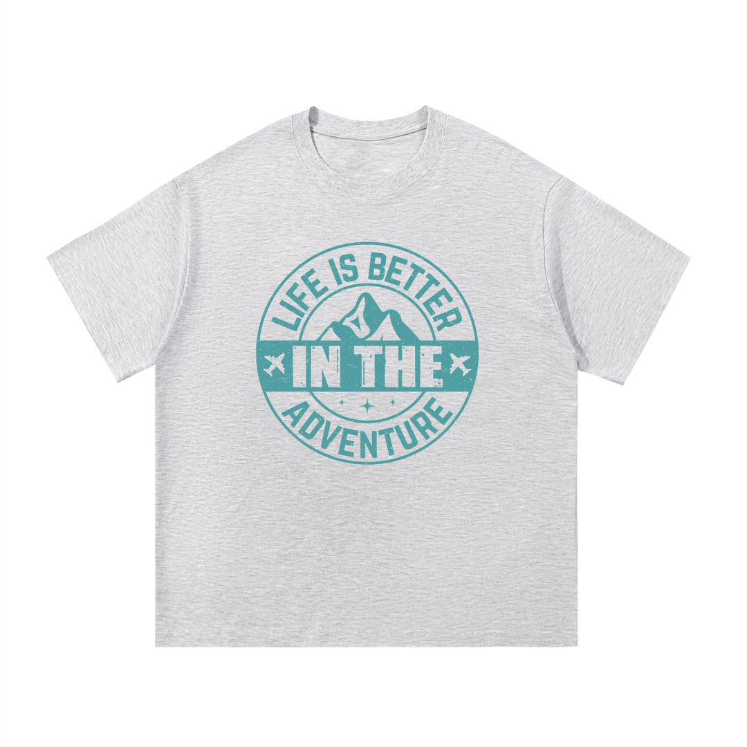 hiking lover Life Is Better In The Adventure Mountain Badge Tee