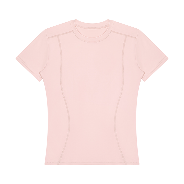 women gym wear opstitch Training T-Shirt