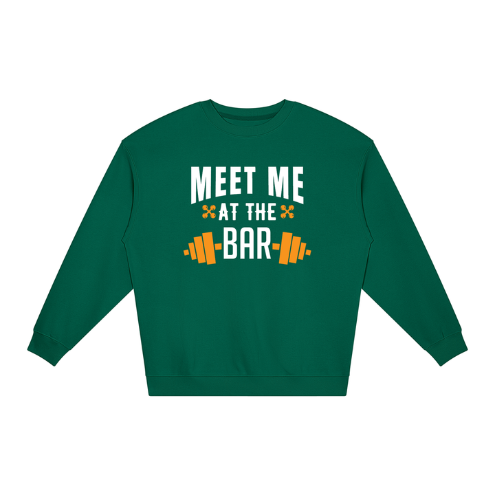 MEN GYM WEAR Loose Crewneck Sweatshirt