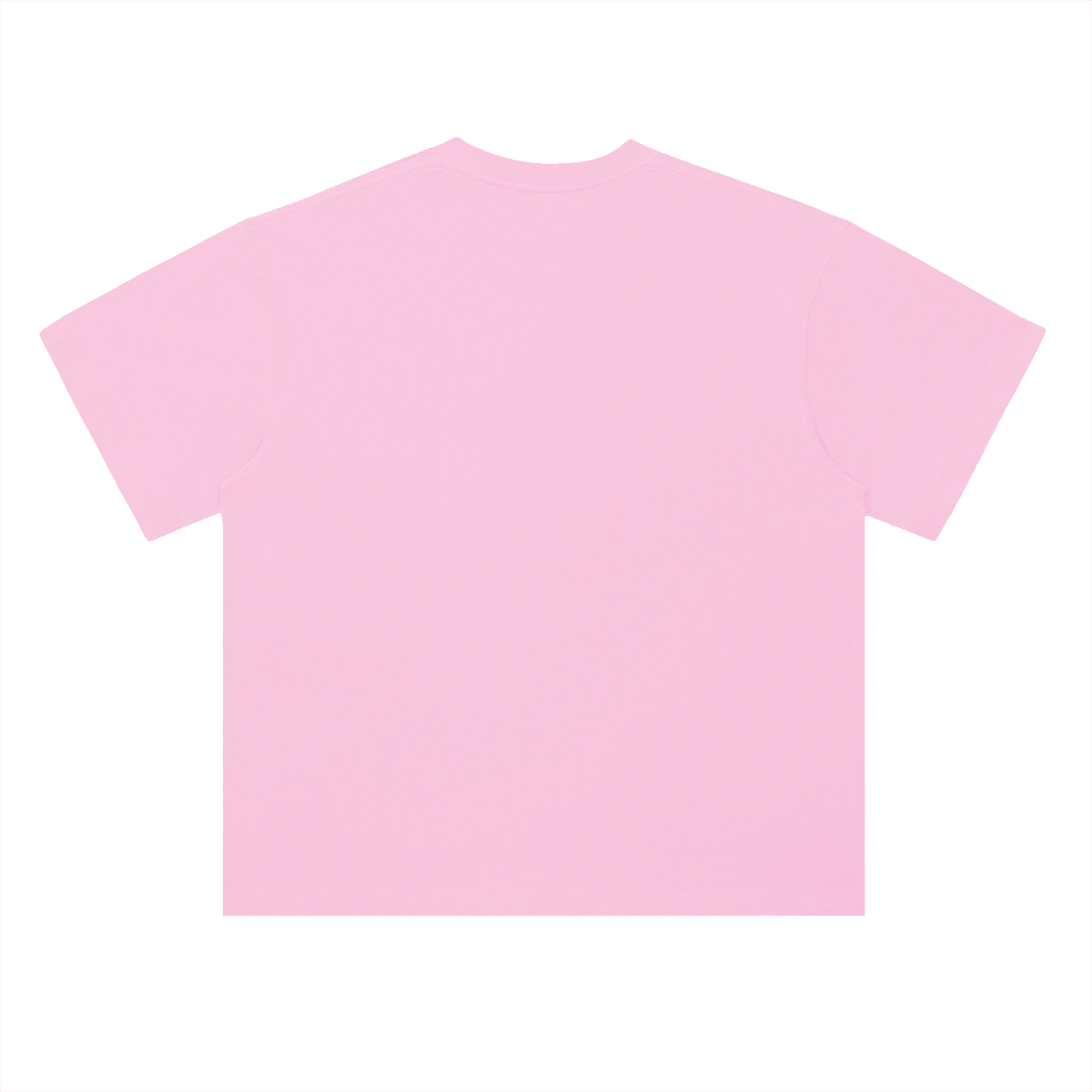 Every Mountain Top Is Within Reach Climbing Tee in Cherry Blossom Pink, back view.