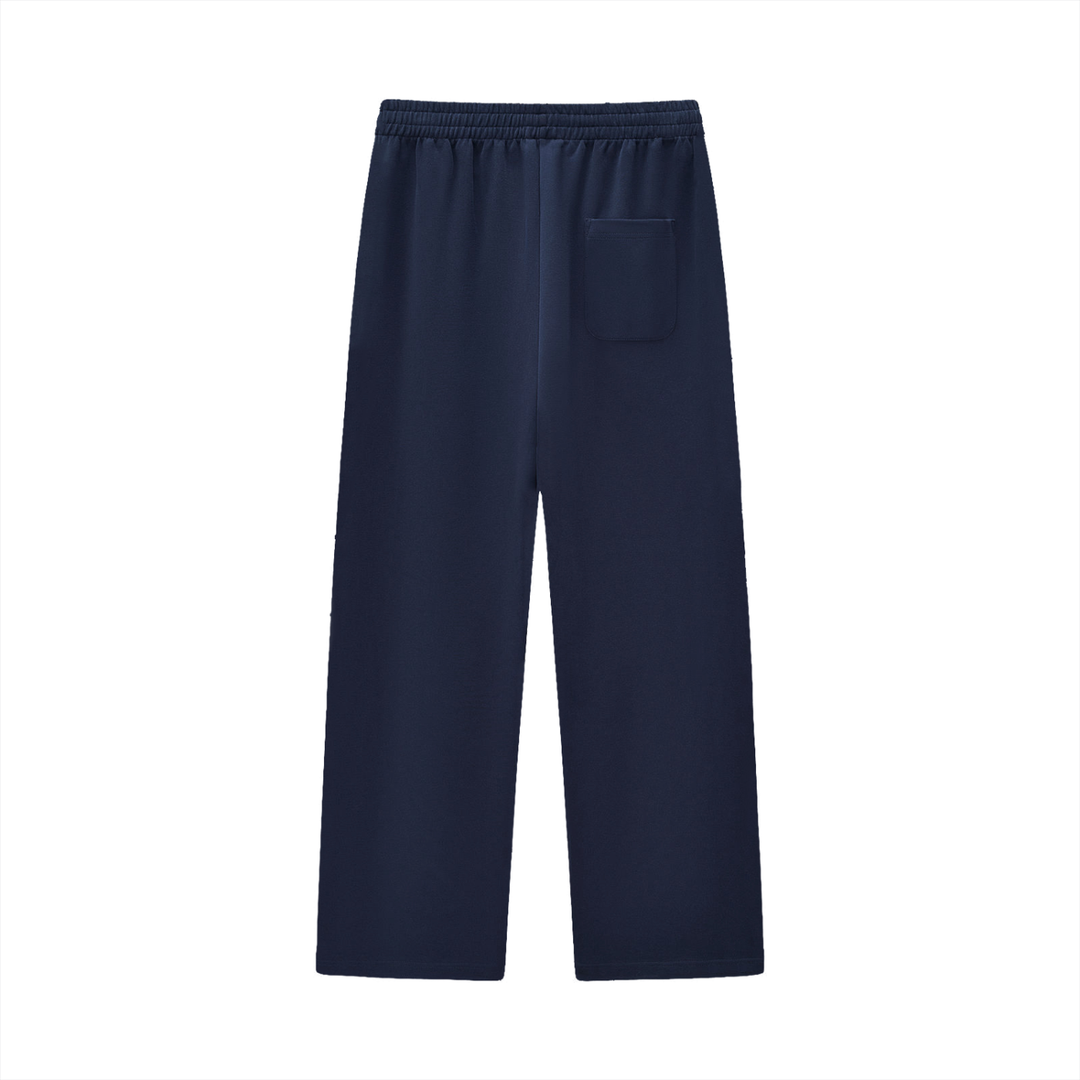 Curved Stripe Straight Sweatpants