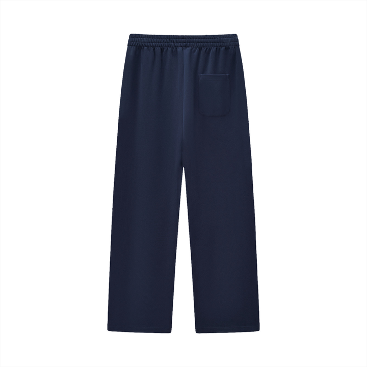 Curved Stripe Straight Sweatpants