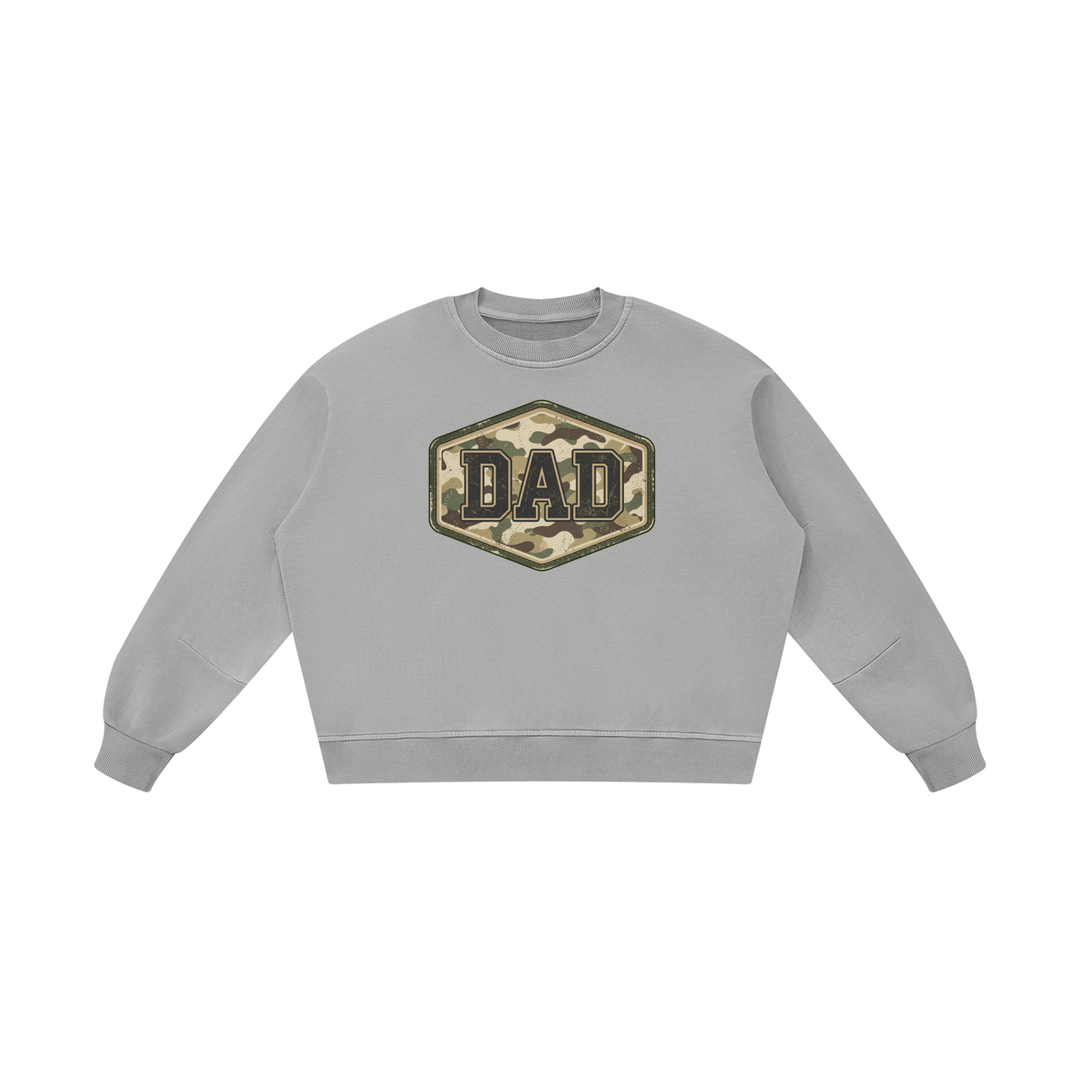DAD LOVER UNISEX  Boxy Vintage Washed Sweatshirt