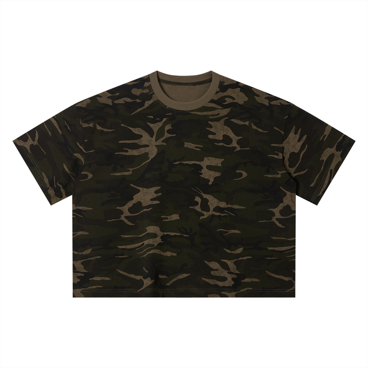 men brand Unisex Camo Boxy T-Shirt