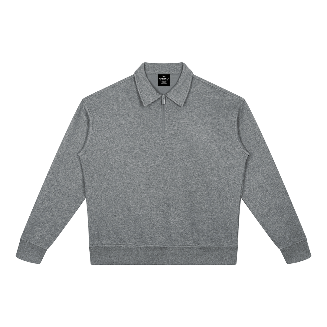 women hoddies  Boxy Quarter-Zip Sweatshirt