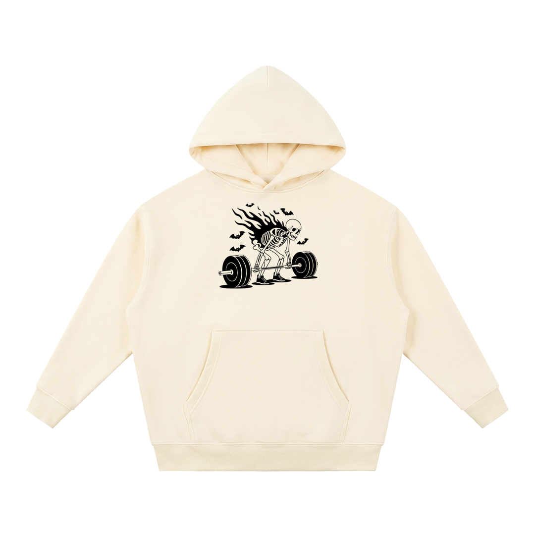 men gym Essential Oversized Boxy Fit Fleece Hoodie
