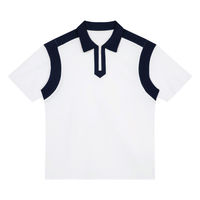 White with Navy Blue