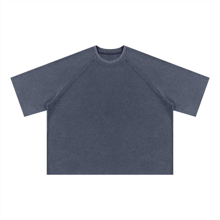 men t shirt Unisex Mineral Wash Boxy Waffle T-Shirt