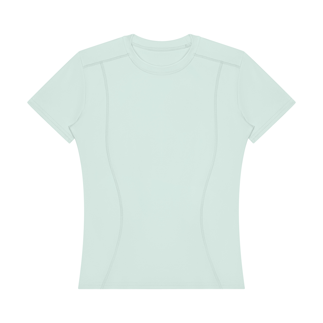 women gym wear opstitch Training T-Shirt