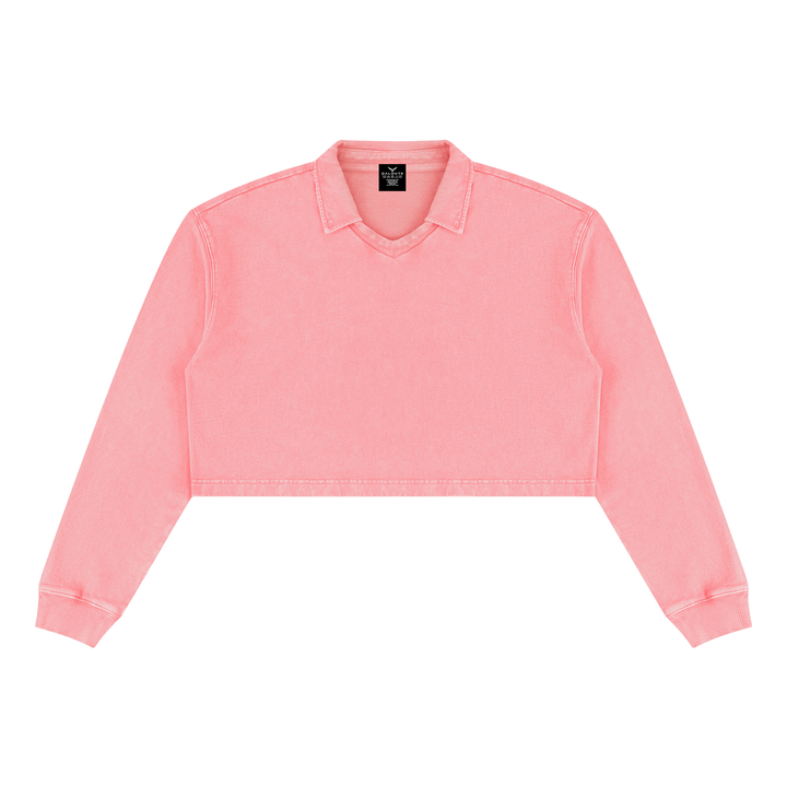 Women’ HODDIES Vintage Wash Crop Sweatshirt