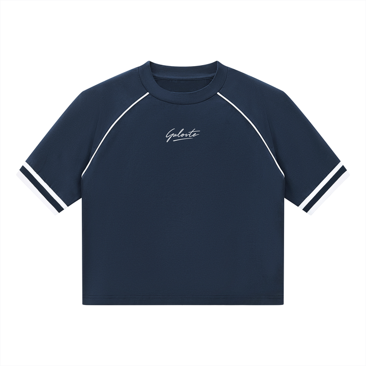 Women’ t shirts Raglan Ribbed T-Shirt