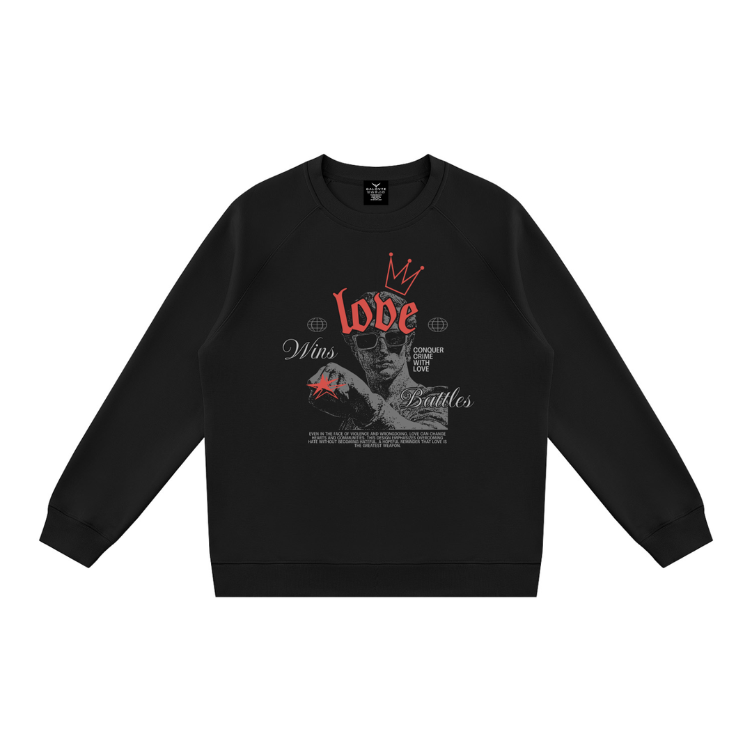 men graphic  Regular Fit Crewneck Sweatshirt