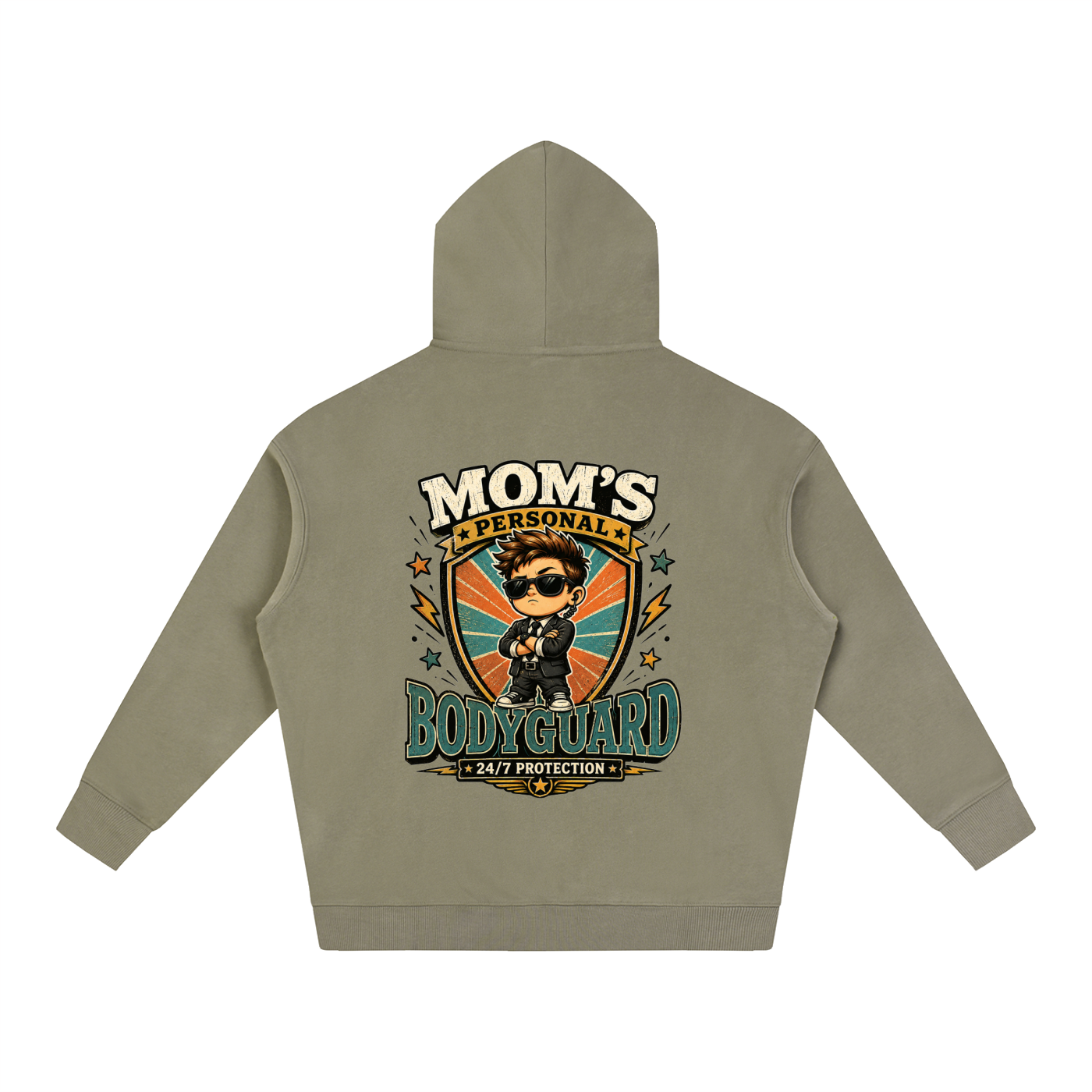 mom lover Oversize Fleeced Hoodie