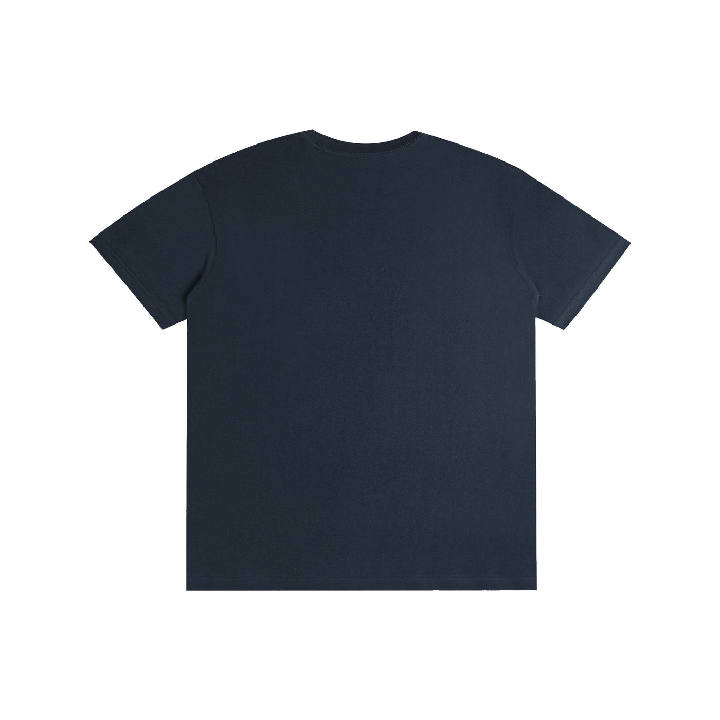 Not A Regular Mom I'm A Cool Mom Retro Tee in Dark Blue, back view.