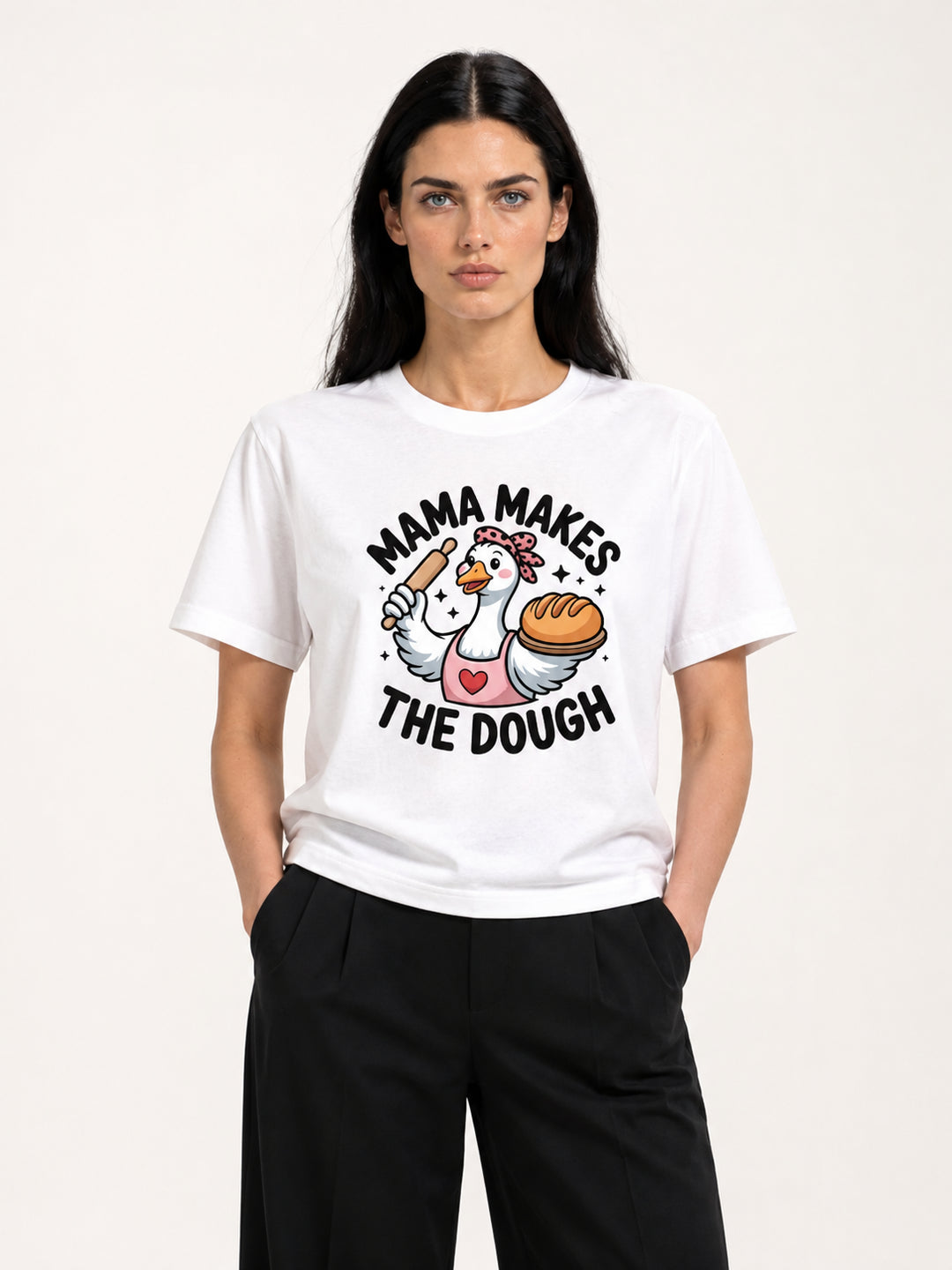Mama Makes The Dough Baking Goose Tee