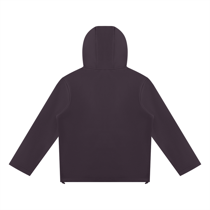 women hoddies Paneled Full Zip Hoodie