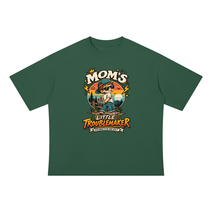 mom lover   Drop Shoulder Cotton T-Shirt