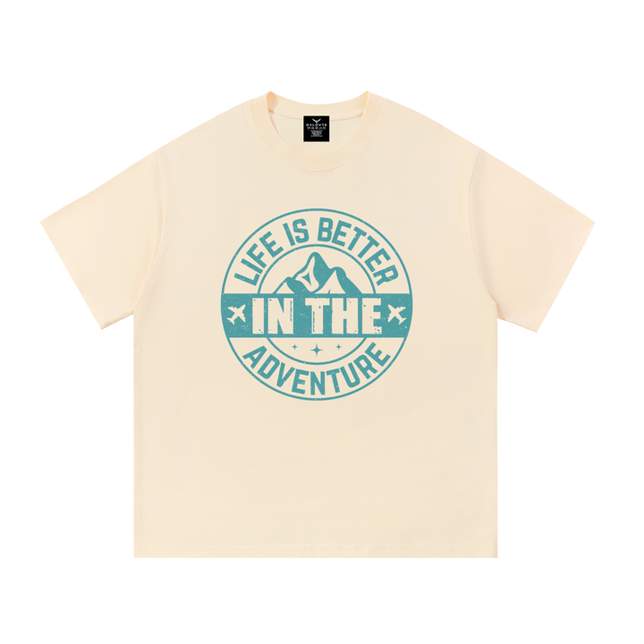 hiking lover Life Is Better In The Adventure Mountain Badge Tee