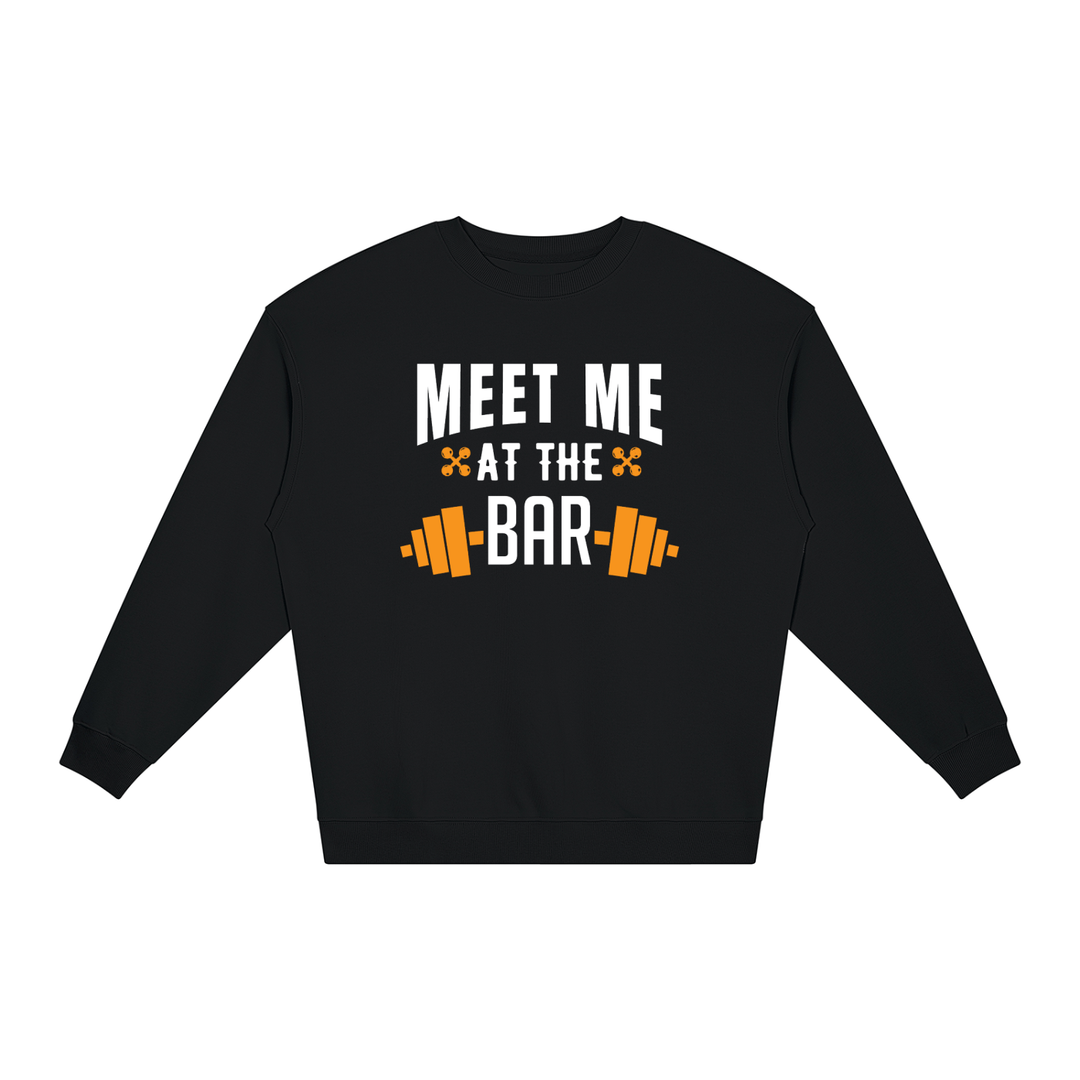 MEN GYM WEAR Loose Crewneck Sweatshirt