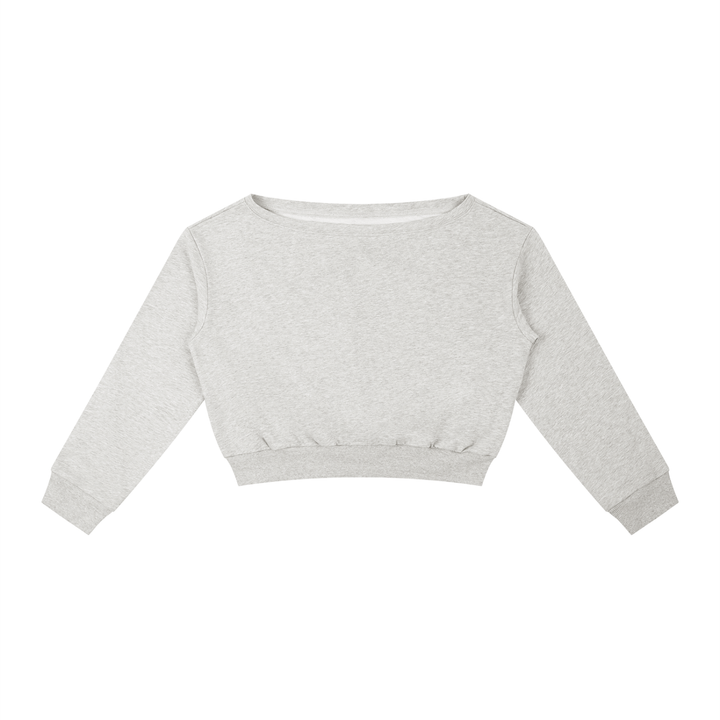 Women HODDIES  Off-Shoulder Sweatshirt