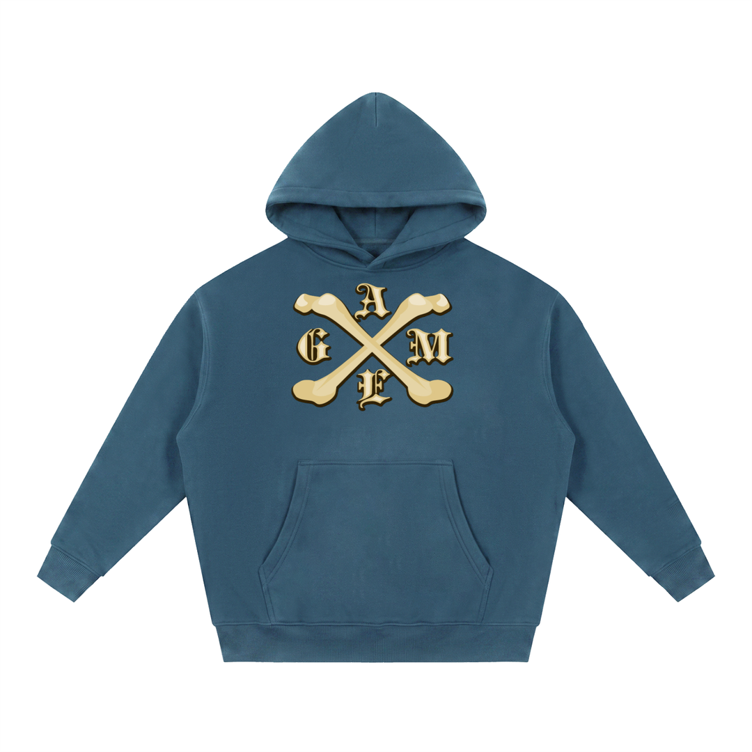 MEN GRAPHIC Oversized Boxy Fit Fleece Hoodie