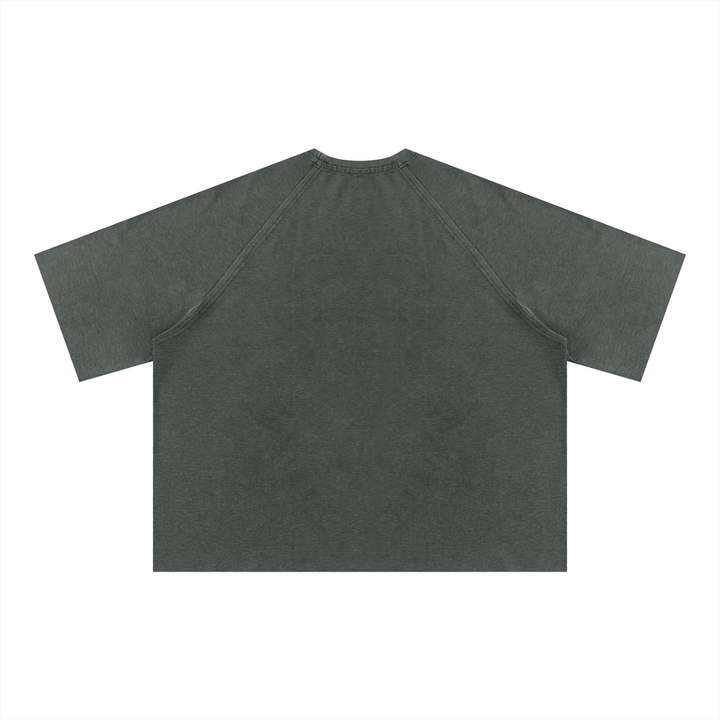 men t shirt Unisex Mineral Wash Boxy Waffle T-Shirt