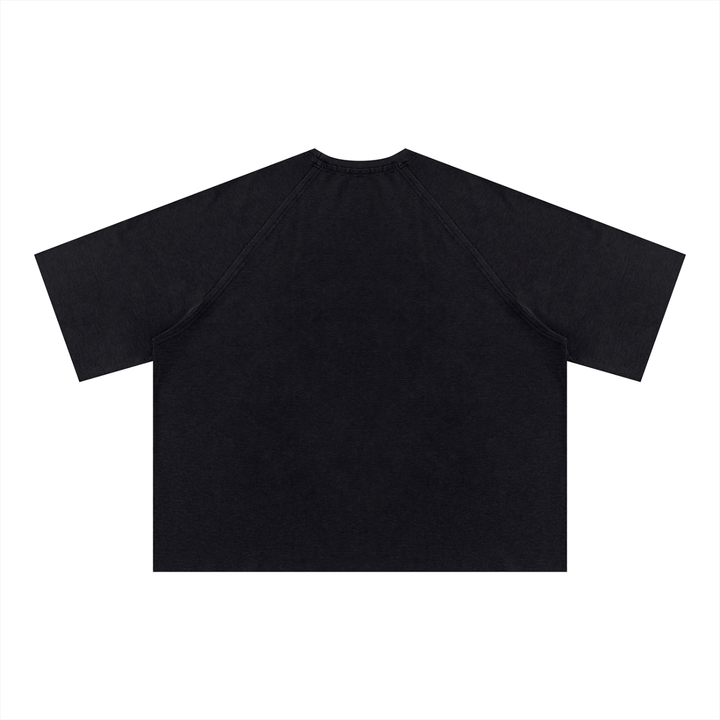 men t shirt Unisex Mineral Wash Boxy Waffle T-Shirt
