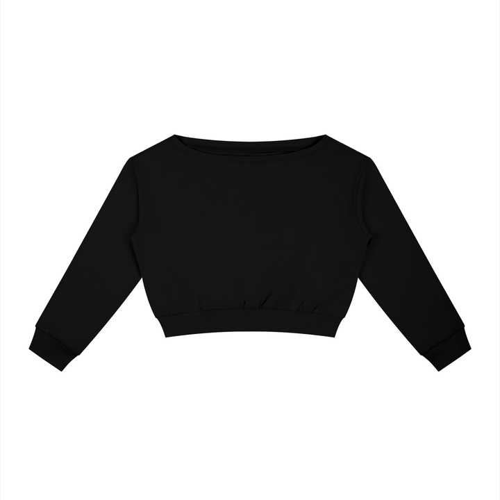 Women HODDIES  Off-Shoulder Sweatshirt