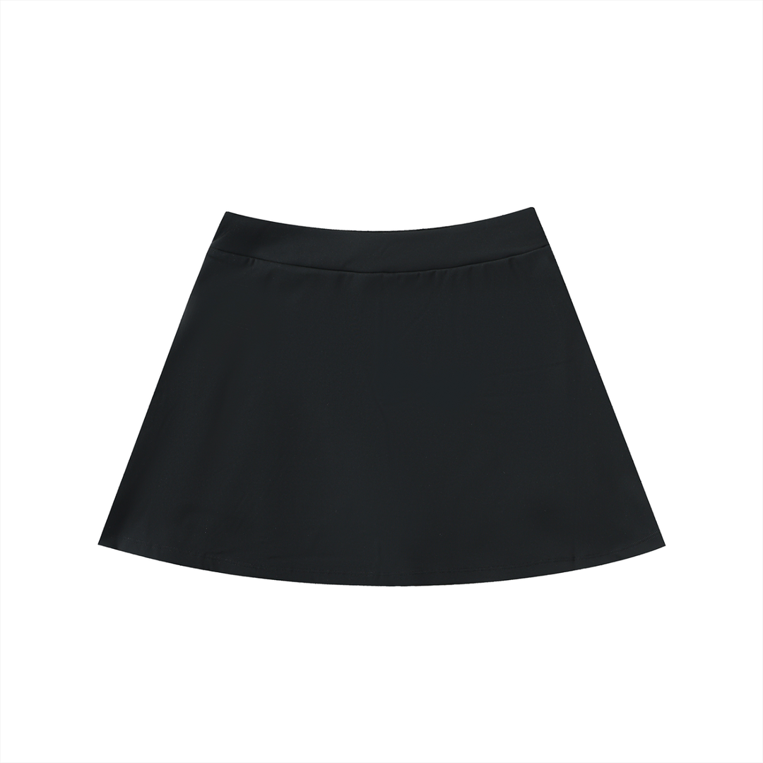 WOMEN SKIRT High-Waist Pocketed A-Line Skirt